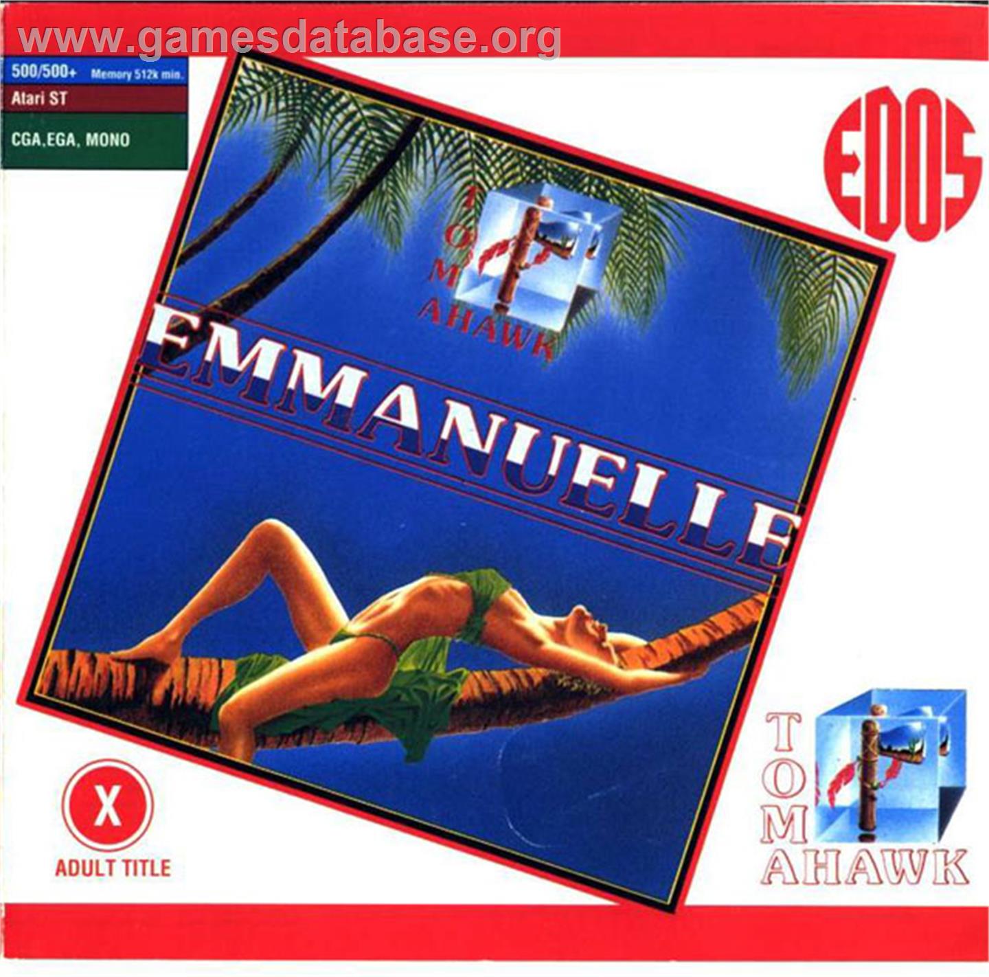 Emmanuelle: A Game of Eroticism - Atari ST - Artwork - Box
