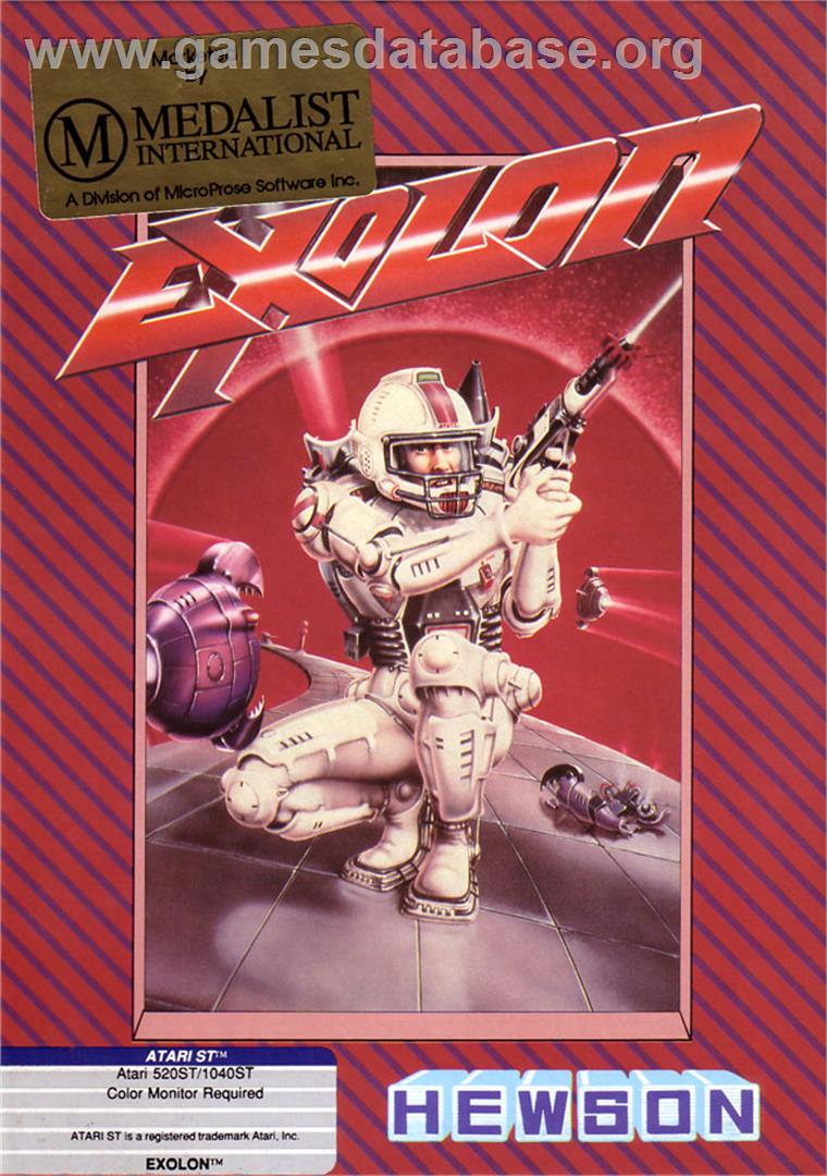 Exolon - Atari ST - Artwork - Box