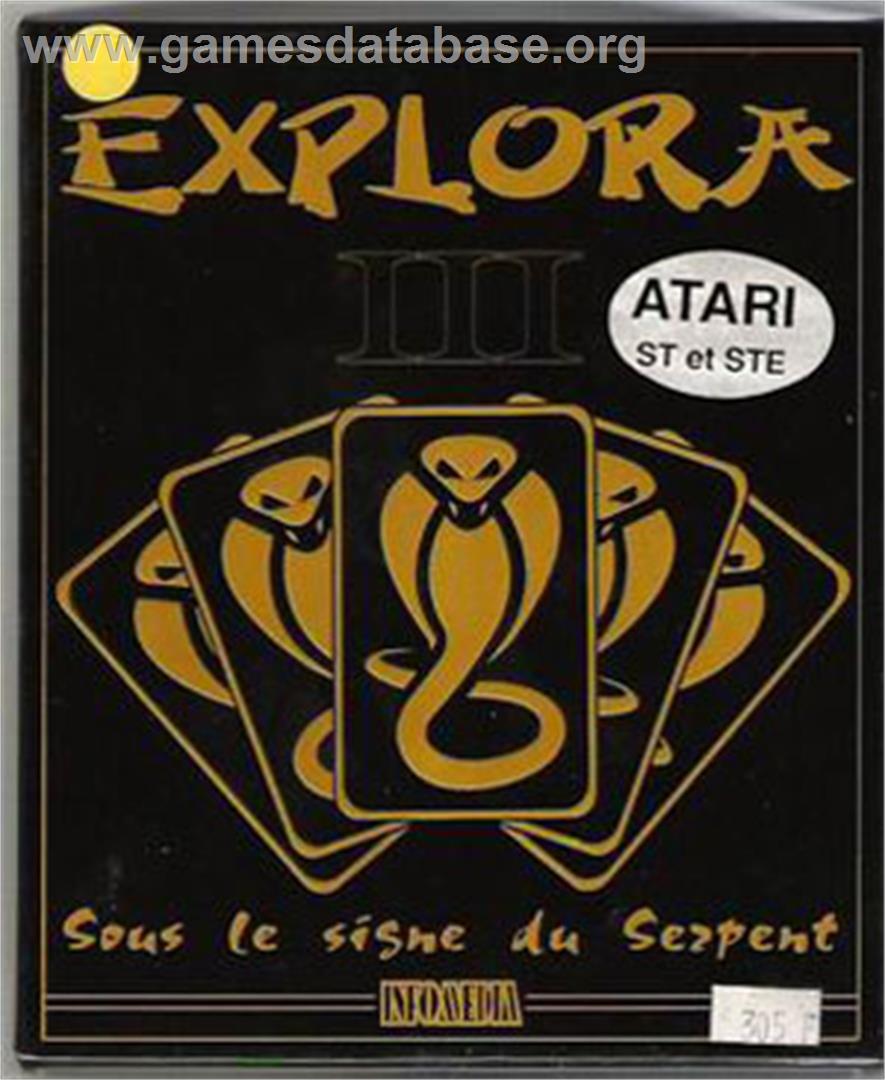 Explora III: Sous Le Signe Du Serpent - Atari ST - Artwork - Box