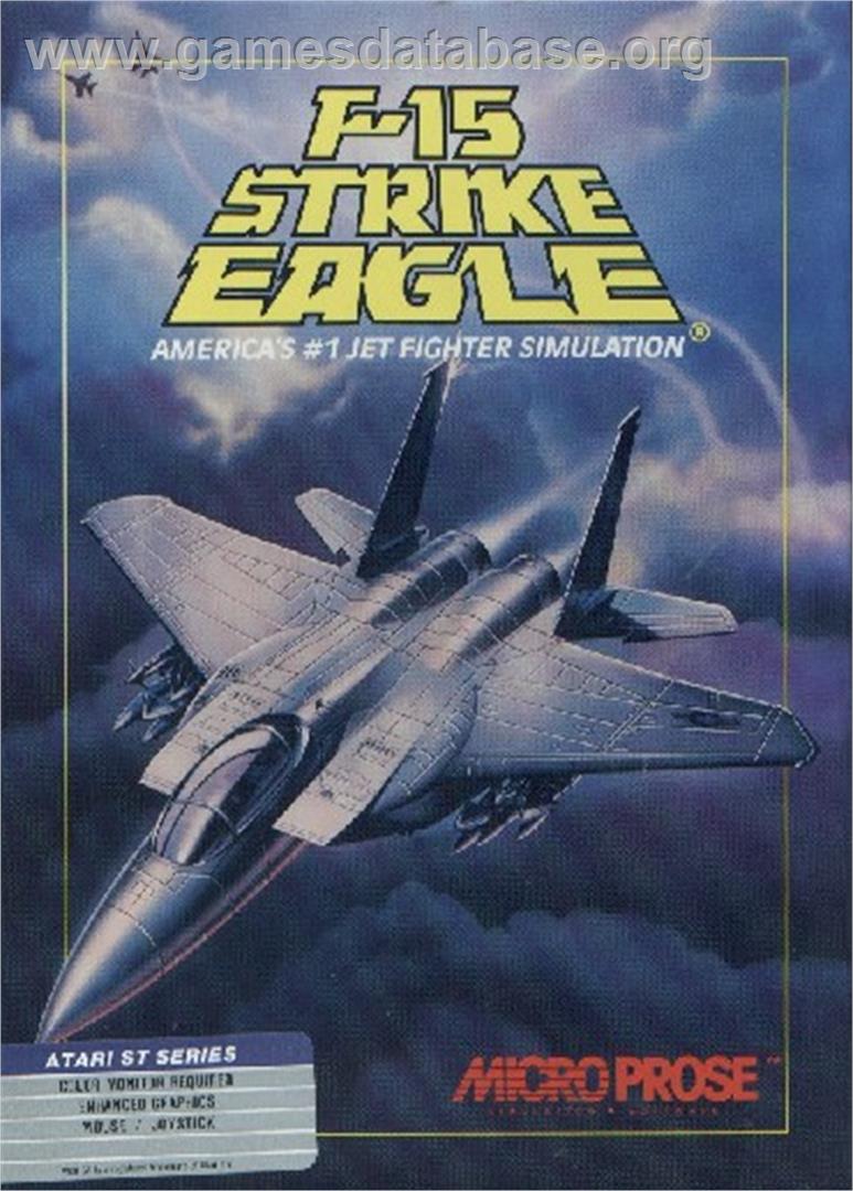 F-15 Strike Eagle - Atari ST - Artwork - Box