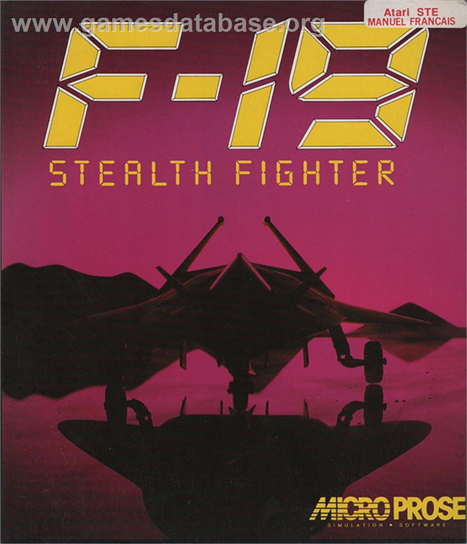 F-19 Stealth Fighter - Atari ST - Artwork - Box