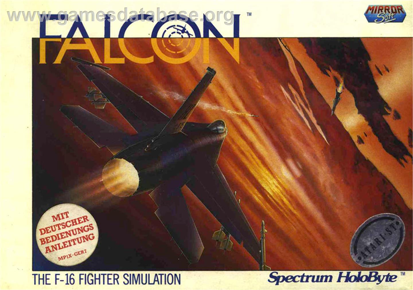 Falcon - Atari ST - Artwork - Box