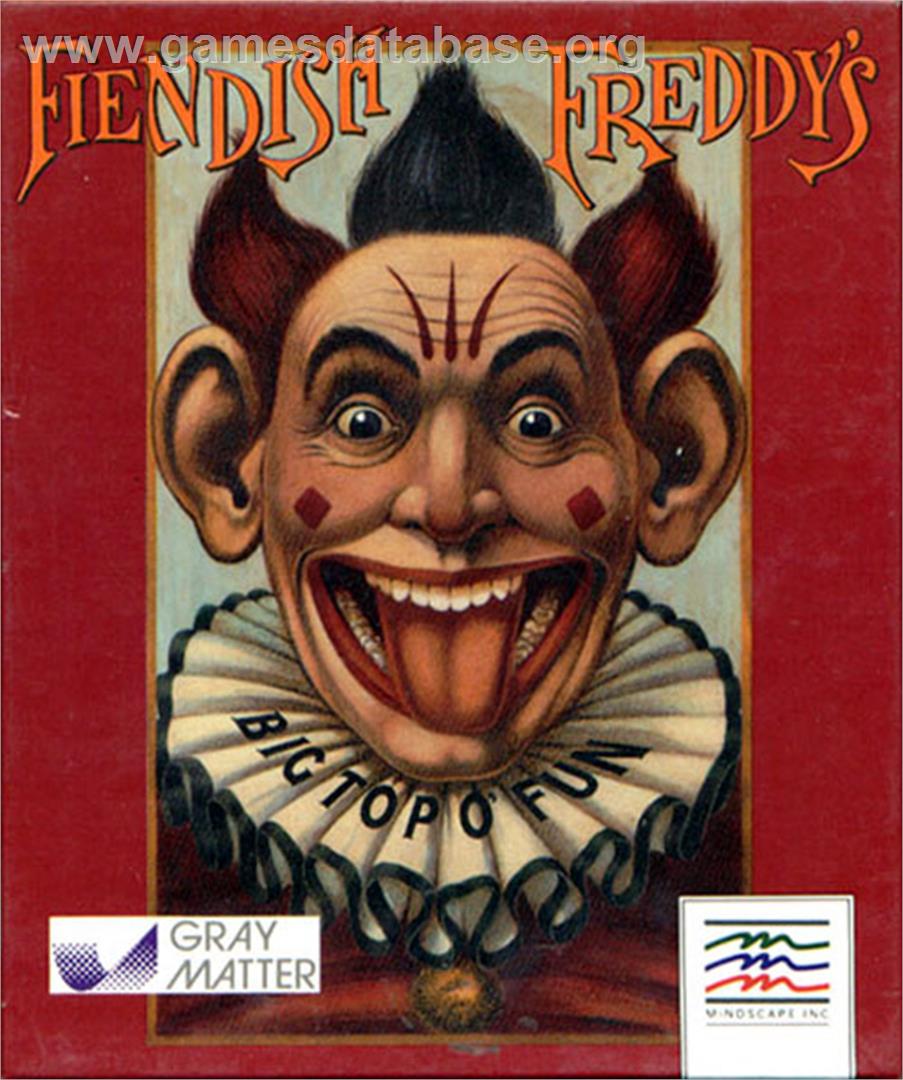 Fiendish Freddy's Big Top O' Fun - Atari ST - Artwork - Box