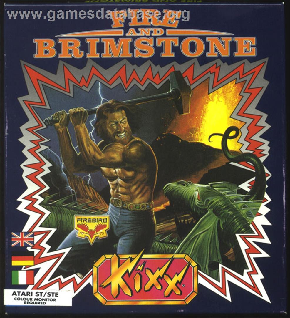 Fire and Brimstone - Atari ST - Artwork - Box