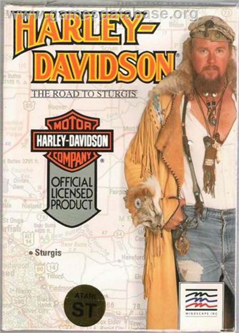 Harley-Davidson: The Road to Sturgis - Atari ST - Artwork - Box