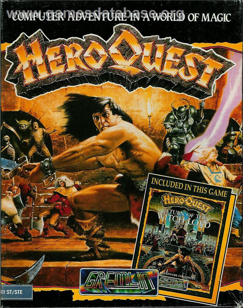 Hero Quest - Atari ST - Artwork - Box
