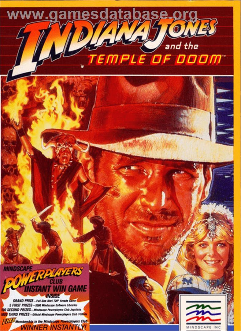 Indiana Jones and the Temple of Doom - Atari ST - Artwork - Box