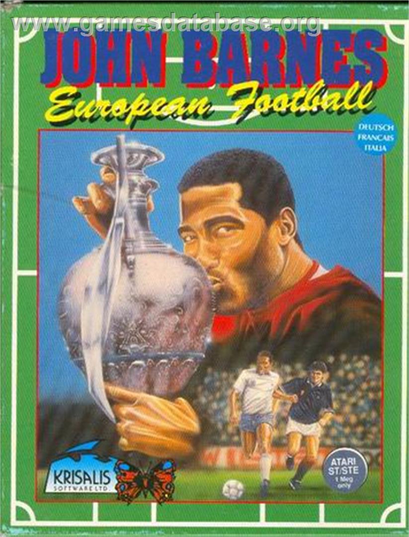 John Barnes' European Football - Atari ST - Artwork - Box