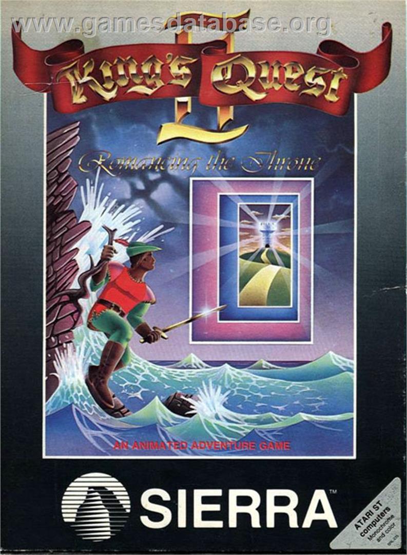 King's Quest II: Romancing the Throne - Atari ST - Artwork - Box