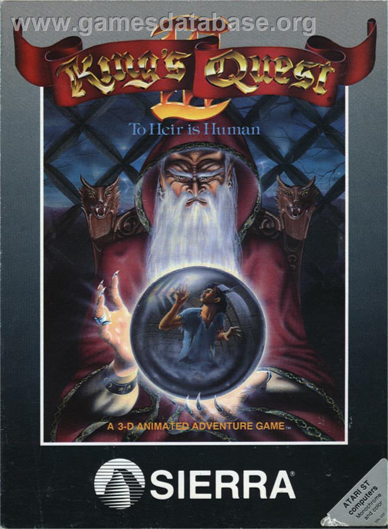 King's Quest III: To Heir is Human - Atari ST - Artwork - Box