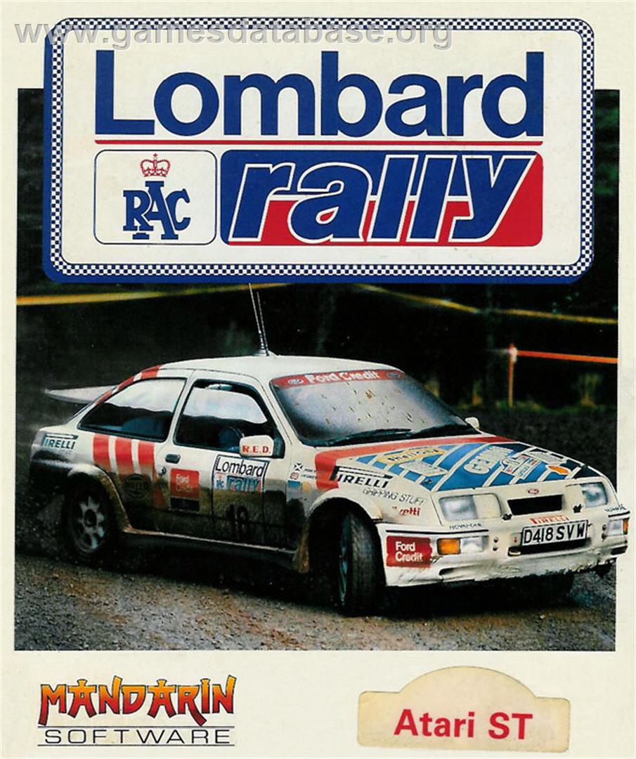 Lombard RAC Rally - Atari ST - Artwork - Box
