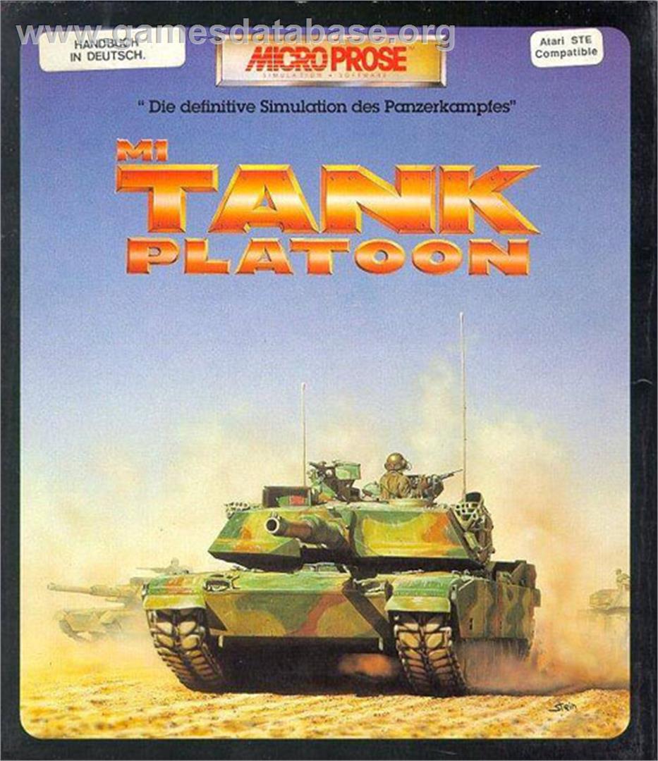 M1 Tank Platoon - Atari ST - Artwork - Box