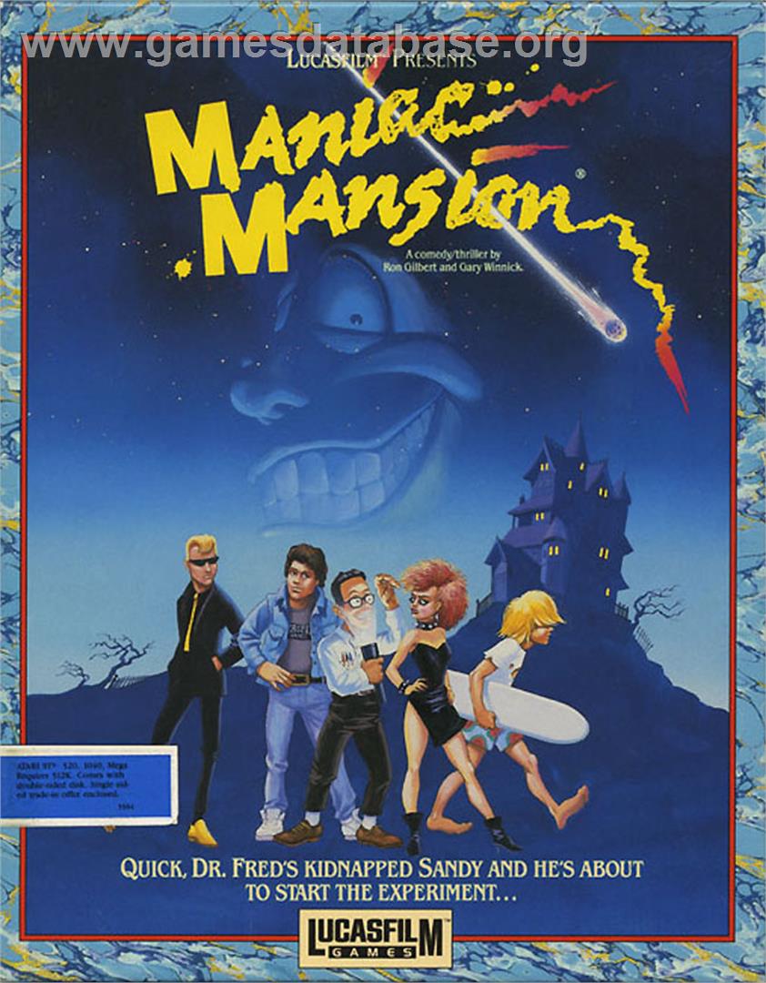 Maniac Mansion - Atari ST - Artwork - Box