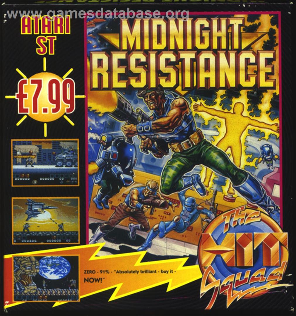 Midnight Resistance - Atari ST - Artwork - Box