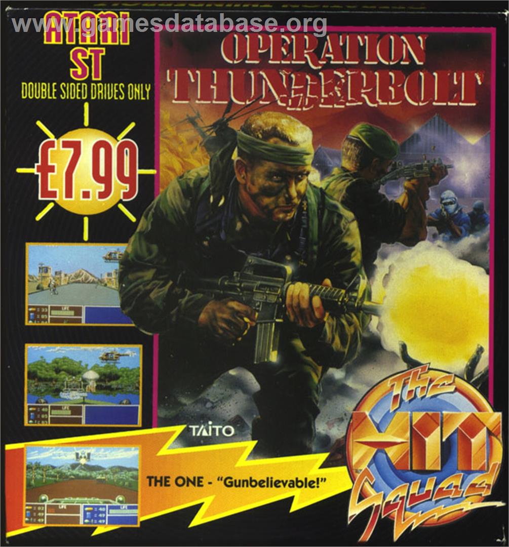 Operation Thunderbolt - Atari ST - Artwork - Box
