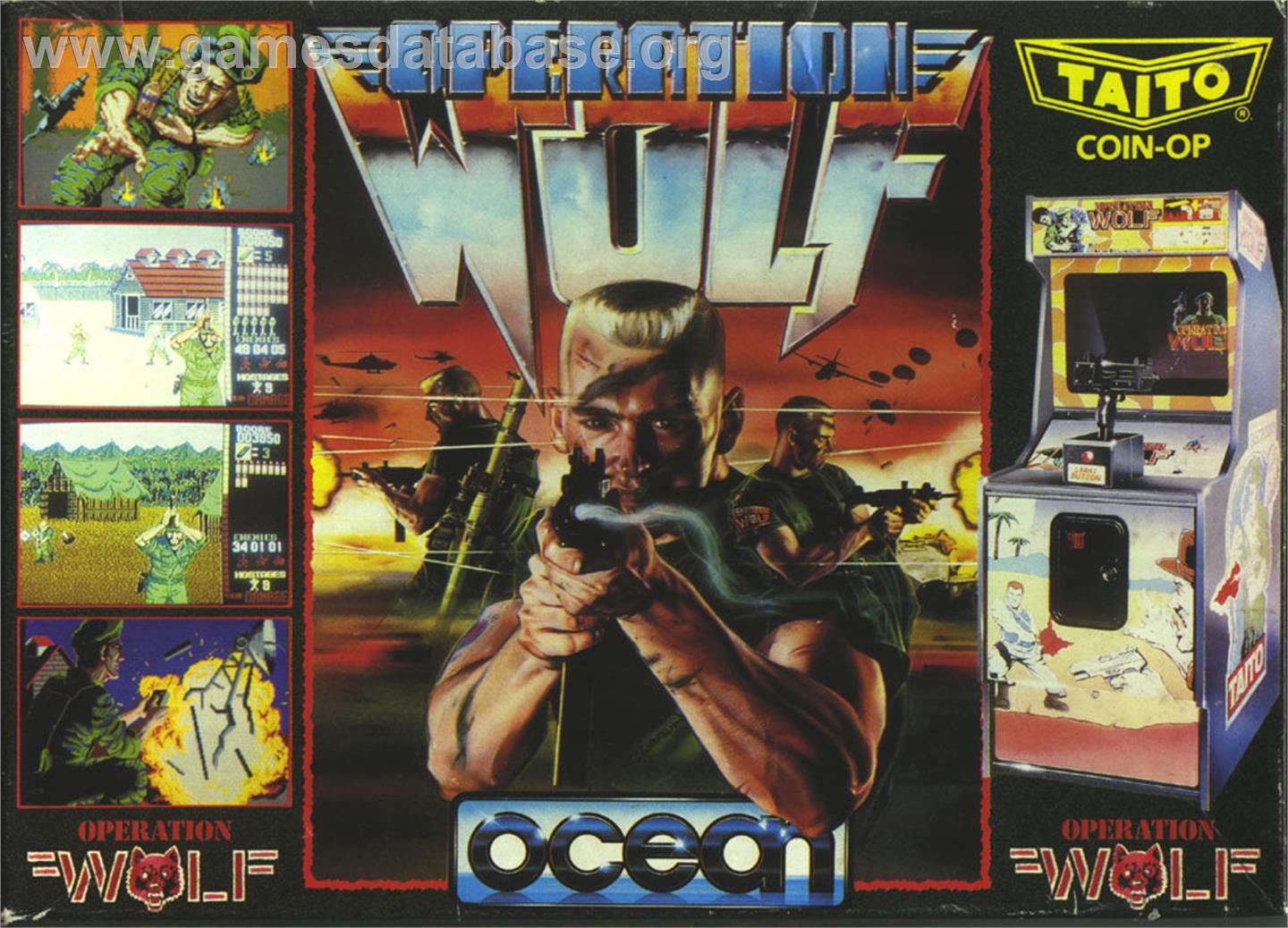 Operation Wolf - Atari ST - Artwork - Box