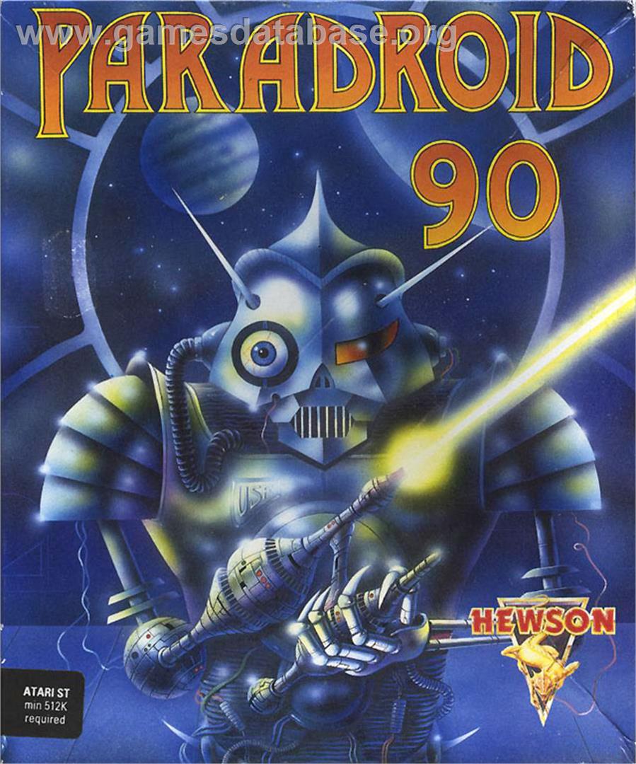 Paradroid 90 - Atari ST - Artwork - Box