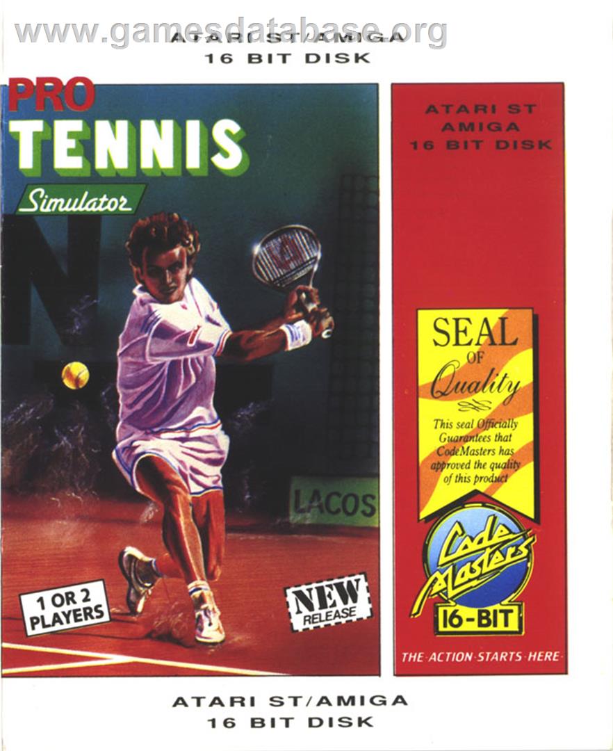 Pro Tennis Simulator - Atari ST - Artwork - Box