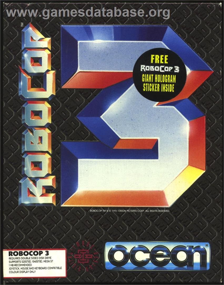 Robocop 3 - Atari ST - Artwork - Box