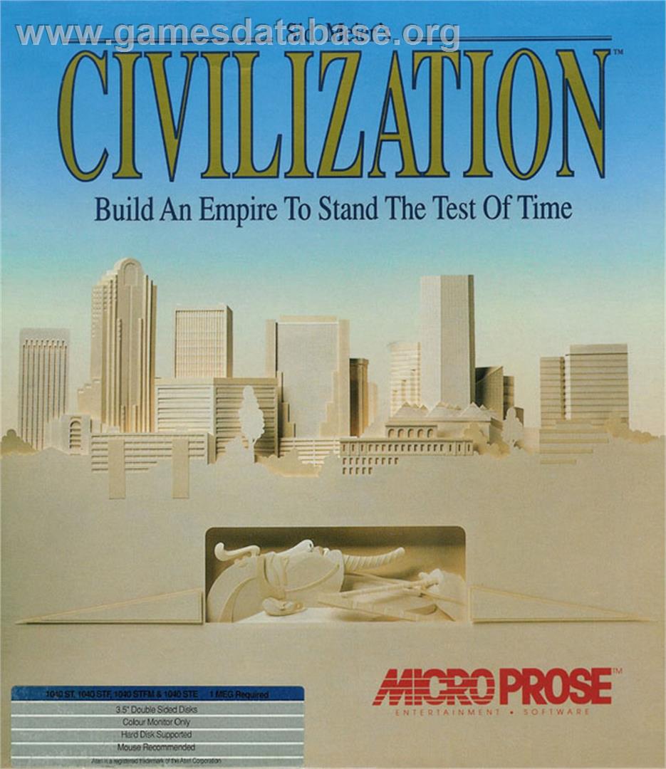 Sid Meier's Civilization - Atari ST - Artwork - Box