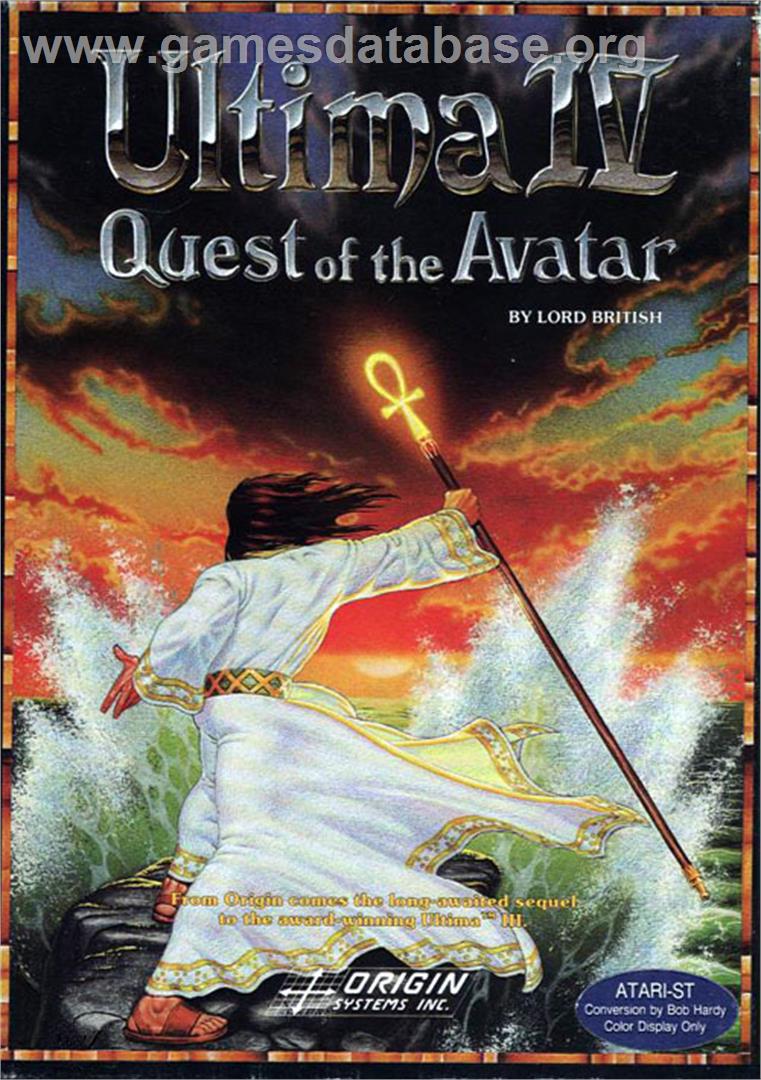 Ultima IV: Quest of the Avatar - Atari ST - Artwork - Box