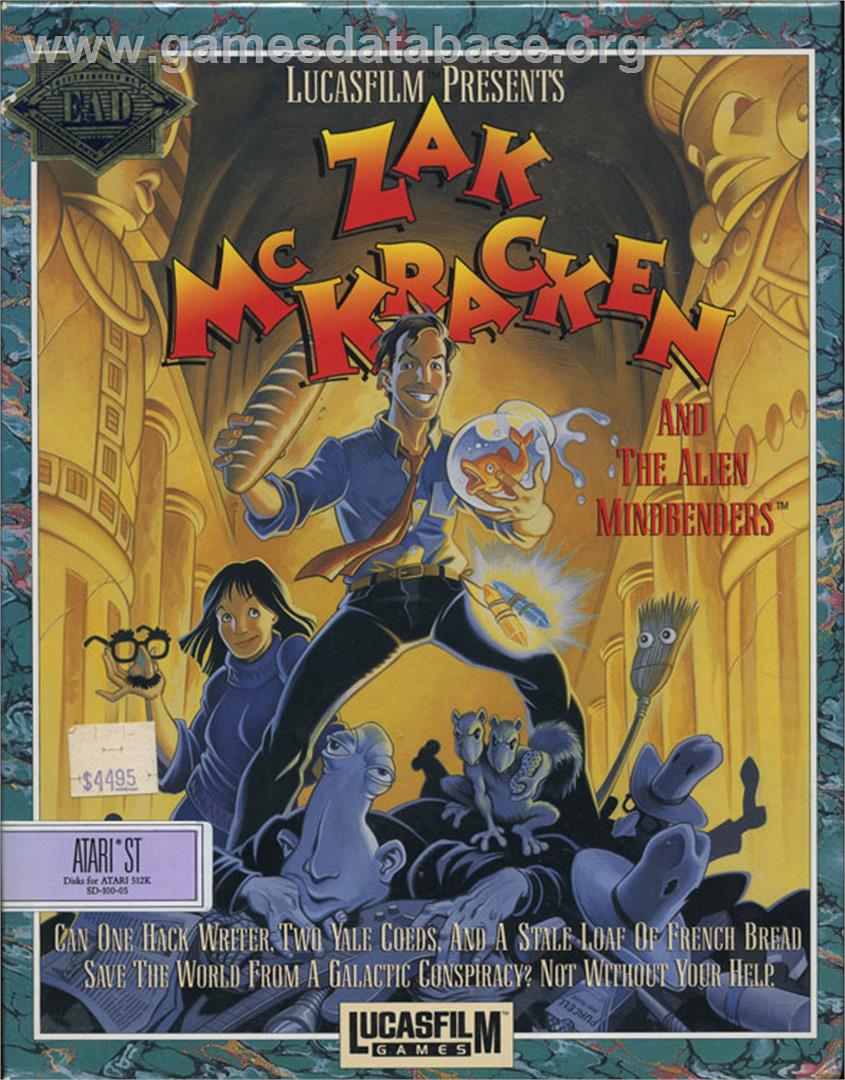 Zak McKracken and the Alien Mindbenders - Atari ST - Artwork - Box