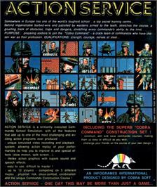 Box back cover for Action Pack on the Atari ST.