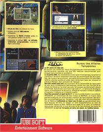 Box back cover for BAT on the Atari ST.