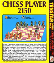Box back cover for Chess Player 2150 on the Atari ST.