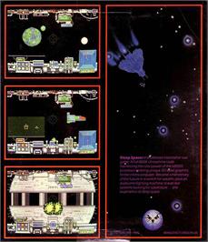 Box back cover for Deep Space on the Atari ST.