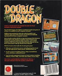 Box back cover for Double Dragon on the Atari ST.