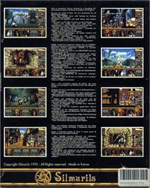 Box back cover for Freedom: Rebels in the Darkness on the Atari ST.