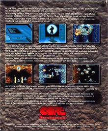 Box back cover for Frenetic on the Atari ST.