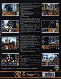 Box back cover for Ishar 2: Messengers of Doom on the Atari ST.