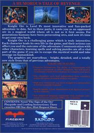 Box back cover for Knight Orc on the Atari ST.