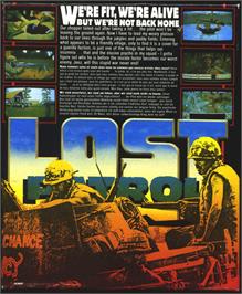 Box back cover for Lost Patrol on the Atari ST.