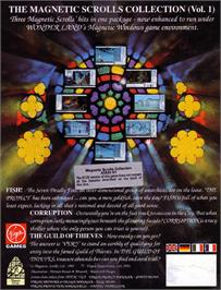 Box back cover for Magnetic Scrolls Collection on the Atari ST.