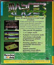 Box back cover for Master Blazer on the Atari ST.