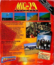 Box back cover for MiG-29 Fulcrum on the Atari ST.