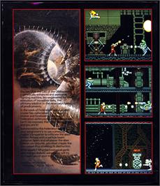 Box back cover for Obliterator on the Atari ST.
