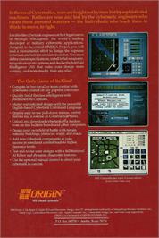Box back cover for Omega on the Atari ST.