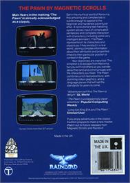 Box back cover for Pawn on the Atari ST.