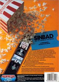 Box back cover for Sinbad and the Throne of the Falcon on the Atari ST.