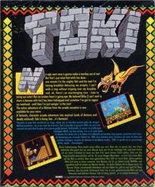 Box back cover for Toki: Going Ape Spit on the Atari ST.