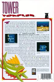 Box back cover for Tower Toppler on the Atari ST.