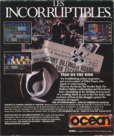 Box back cover for Untouchables on the Atari ST.