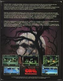 Box back cover for Wolfchild on the Atari ST.