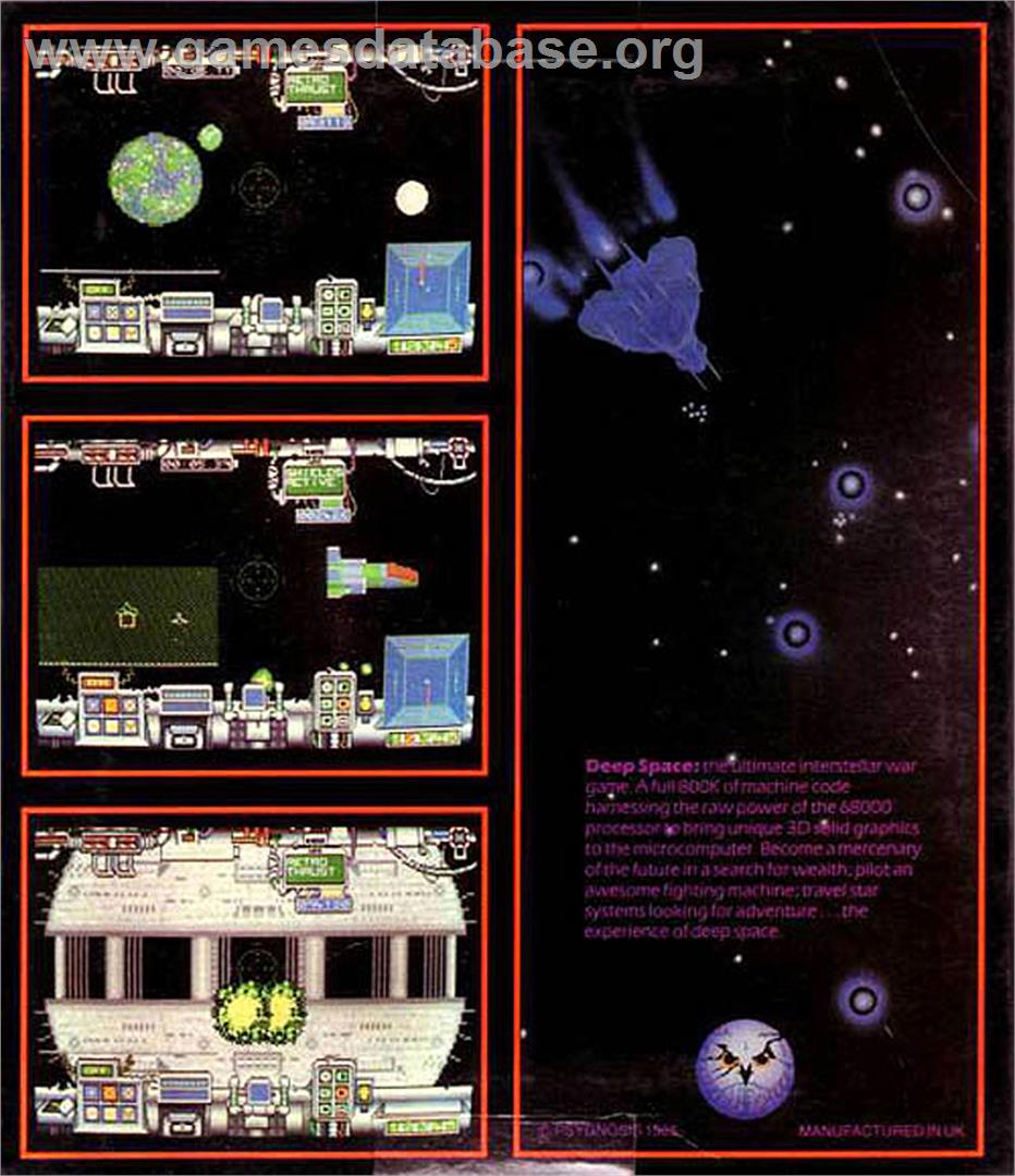 Deep Space - Atari ST - Artwork - Box Back