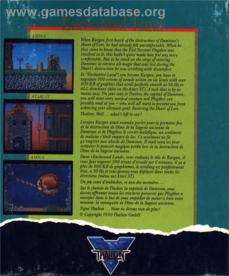Enchanter Trilogy - Atari ST - Artwork - Box Back