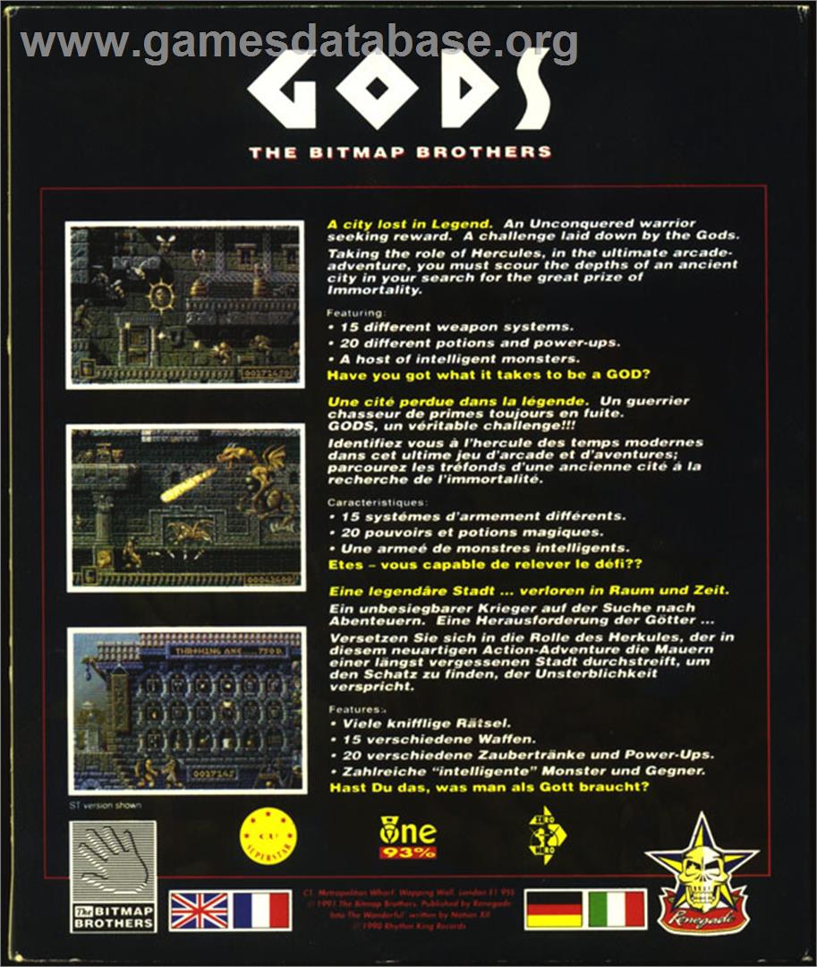 GodPey - Atari ST - Artwork - Box Back
